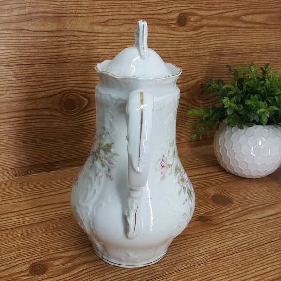 Vintage Flowered porcelain teapot GT 43091361 - Picture 4 of 9